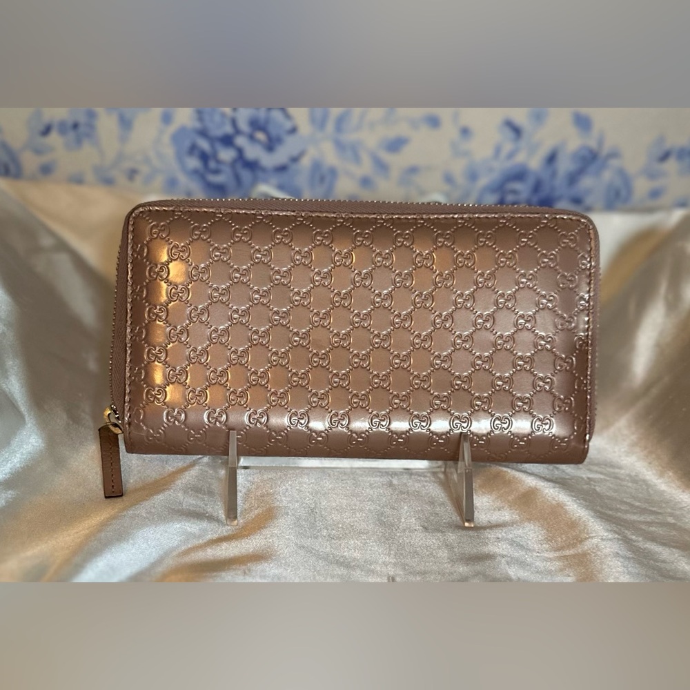 Gucci Microguccissima Pattern Rose Gold/ Pink Pat… - image 2